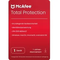 McAfee Total Protection | 1 Apparaat | Windows, Mac, Android &amp; iOS