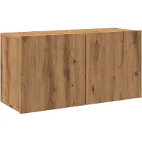 vidaXL Tv-meubel wandgemonteerd 80x30x41 cm artisanaal eikenkleurig