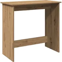 vidaXL Bureau 80x40x75 cm bewerkt hout artisanaal eikenkleurig