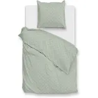 Zohome Zo Home Dekbedovertrek Katoen Satijn Linea di Satinado - foam green 140x200/220cm