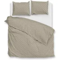 Zohome Zo Home Dekbedovertrek Katoen Satijn Linea di Satinado - forest sand 240x200/220cm