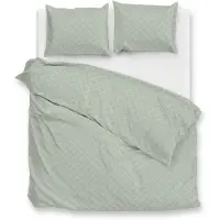 Heckett & Lane Zohome Dekbedovertrek Linea di Satinado Foam Green 200x200-220 cm