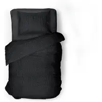 Eleganzzz Dekbedovertrek Micro Mink Crocodile - black 140x200/220cm