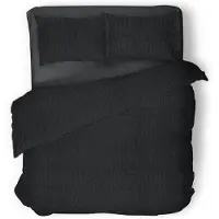 Eleganzzz Dekbedovertrek Micro Mink Crocodile - black 200x200/220cm