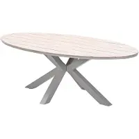 Garden Impressions Edison tafel 220x115xH75 cm taupe/teak