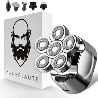Sansbeauté 6-in-1 Scheerapparaat Mannen – Trimmer - SkullSharp V1 | 6