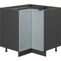 Vicco Fame-Line Hoekkast – 80.5 cm zonder werkblad Licht blauw-grijs