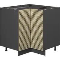 Vicco Fame-Line Hoekkast – 80.5 cm zonder werkblad Eiken paneel