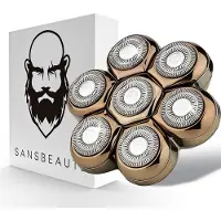 Sansbeauté Scheerkop - Scheerhoofd - Magnetisch - Vervangbaar - 7 bladen - MS-686 & MS-687 - Geschikt Voor Alle SkullSharp PRO MAX