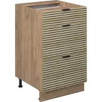 Vicco Fame-Line Keukenonderkast – 50 cm zonder werkblad Eiken paneel