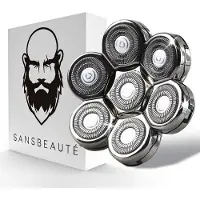 Sansbeauté Scheerkop - Scheerhoofd - Vervangbaar - 7 bladen - JK-1360 & LK-8820/30 - Geschikt Voor SkullSharp PRO & SkullSharp V1 / V2