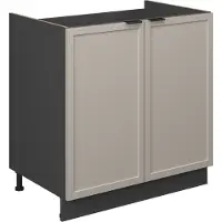 Vicco Fame-Line Wastafelkast – 80 cm zonder werkblad GrijsBeige