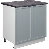 Vicco Fame-Line Wastafelkast – 80 cm met legplank, WB Antraciet Licht blauw-grijs