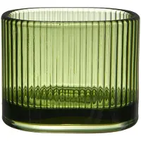 Orrefors Magische kaarsenhouder super ellipse 7 cm Groen