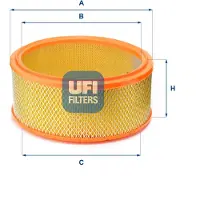 Ufi Luchtfilter 27.B87.00
