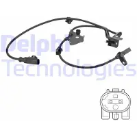 Delphi SS20752 Wielsnelheidssensor (ABS)