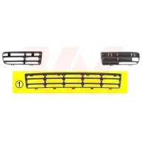 VAN WEZEL 5888590 Ventilatiegrille, bumper