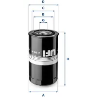 Ufi 23.548.00 Oliefilter