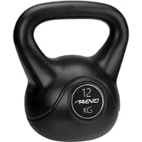 Avento Kettlebell - 12 kg - Zwart