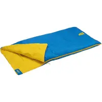 Abbey camp Kinderslaapzak 2 seizoenen - Dekenmodel - Blauw - 140x70 cm - Warm & Comfortabel - Koppelbaar