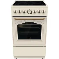 Gorenje | GECS5B70CL | keramisch fornuis | Beige | Retro