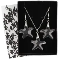 Ruben Robijn Feng shui ster hanger / oorbellen set