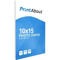 PrintAbout Fotopapier Mat 10 x 15 230 gr (50 vel) geschikt voor