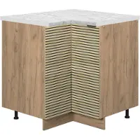 Vicco Fame-Line Hoekonderkasten – 80.5 cm, WB Marmer Eiken paneel