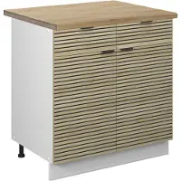Vicco Fame-Line Keukenonderkast – 80 cm, WB Eik Eiken paneel