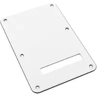 Fender 991321000 Stratocaster back plate, 3-ply white