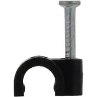 Q-Link Kabelclip | | 5 mm (20 stuks, Rond, Zwart)