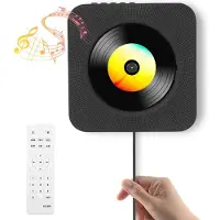 Somstyle Draagbare CD Speler met Speaker - Bluetooth & Radio - 3.5 MM Aux - CD / CD-R / CD-RW - HiFi Luidsprekers - Met Radio - Zwart