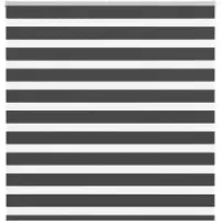 vidaXL Zebra rolgordijn 140x150 cm stofbreedte 135,9 cm zwart