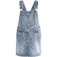 Next Jurk blauw gemêleerd