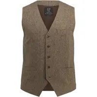 JP 1880 Klederdracht gilet mokka / lichtbruin