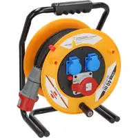 Brennenstuhl 1316200 Kabelhaspel 40 m Zwart CEE-stekker 16 A 5-polig