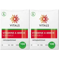 Vitals 2x Vitamine A Retinylpalmitaat 4000ie 100 softgels
