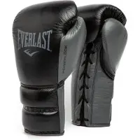 Everlast Powerlock 2 Pro Lace Training Gloves Zwart 16 oz