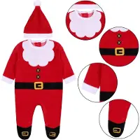 Sarcia.eu Kerst babyromper + kerstmuts / 9-12m 80 cm