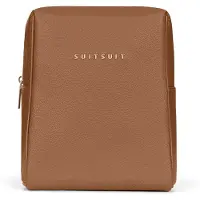 Suitsuit Toilettas dames - Stijlvolle toilettas - Luxe make up organizer - Handig make up tasje voor reizen en dagelijks gebruik- Elegante make up etui - Fab Seventies Toilettassen Camel - Bruin