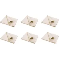 QUVIO Servet – katoen – 40x40cm – – set van 6