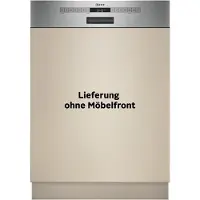 NEFF Refurbished | S145ECS15E - Half geïntegreerde vaatwasser - 14 couverts - geborsteld staal