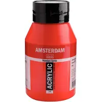 Royal Talens Amsterdam Standard Series Acrylverf Pot 1000 ml - Pyrrolerood 315