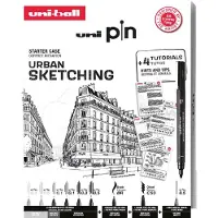 Uni Pin Fine Line Urban Sketching Set