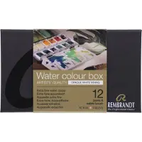 Rembrandt Aquarelverf metalen set Dekwit Mengkleuren - 12 napjes + penseel