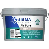 Sigma Air Pure Supermatt | Luchtzuiverende Muurverf 2,5 LTR - Wit