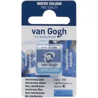 Taidepiste van Gogh aquarelverf - napje - interference blauw 846