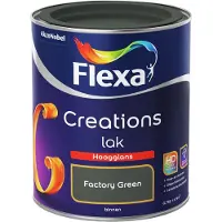 Flexa Creations binnenlak factory green hoogglans 750 ml