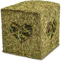 Jr Farm Hooiblok Met Meelwormen - Ruwvoer - 13x13x13 cm 125 g