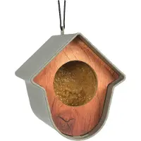 Singing Friend Pindakaaspothouder Evie Hout Grijs 15 X 13 X 17 Cm